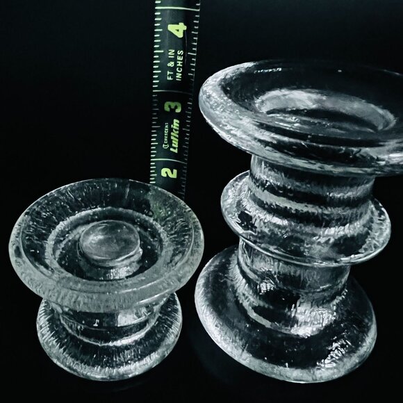 Vintage 2 Iiittala Festivo Candle Holders MCM  Mid century Modern Replacements - Picture 4 of 4